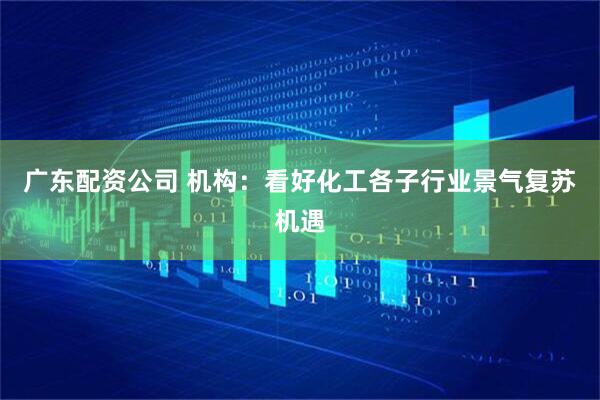 广东配资公司 机构：看好化工各子行业景气复苏机遇